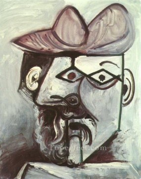 Pablo Picasso Painting - Tete d Man 1973 2 cubista Pablo Picasso